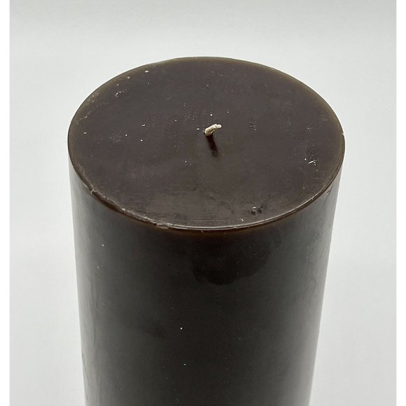 Dark Green Pillar Candle 8” Tall x 4” - Picture 2 of 5